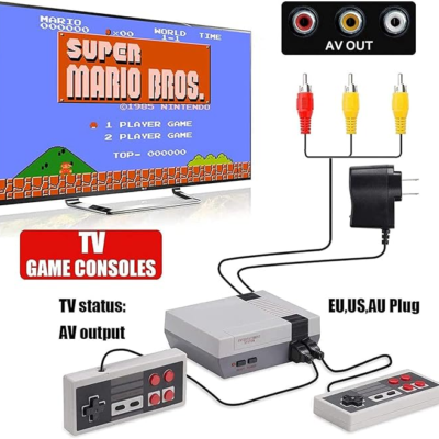 CONSOLA RETRO 620 JUEGOS 2 MANDOS