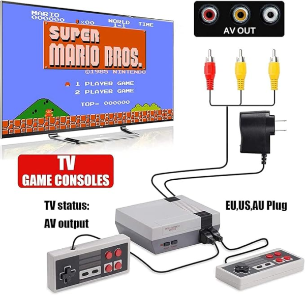CONSOLA RETRO 620 JUEGOS 2 MANDOS