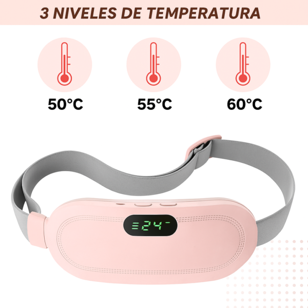 Cinturón Dolor Menstrual Termico Masajes - Imagen 4